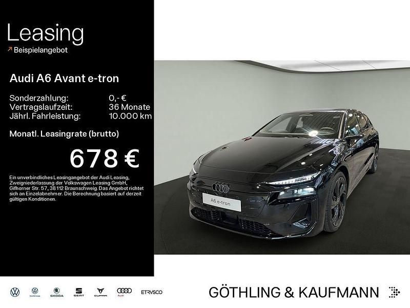 Mythosschwarz metallic Gebraucht 2025 Audi A6 e-tron Performance Kombi | 70.990 € (Superpreis) - Bild 1/4