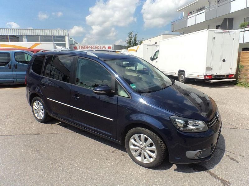 Gebraucht VW Touran Highline 170 PS (125 kW) 2012 Blau Van / Kleinbus