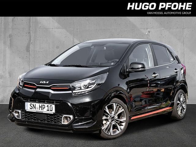 Auroraschwarz metallic Gebraucht 2024 Kia Picanto GT-Line Kleinwagen | 16.970 € (Fairer Preis) - Bild 1/2