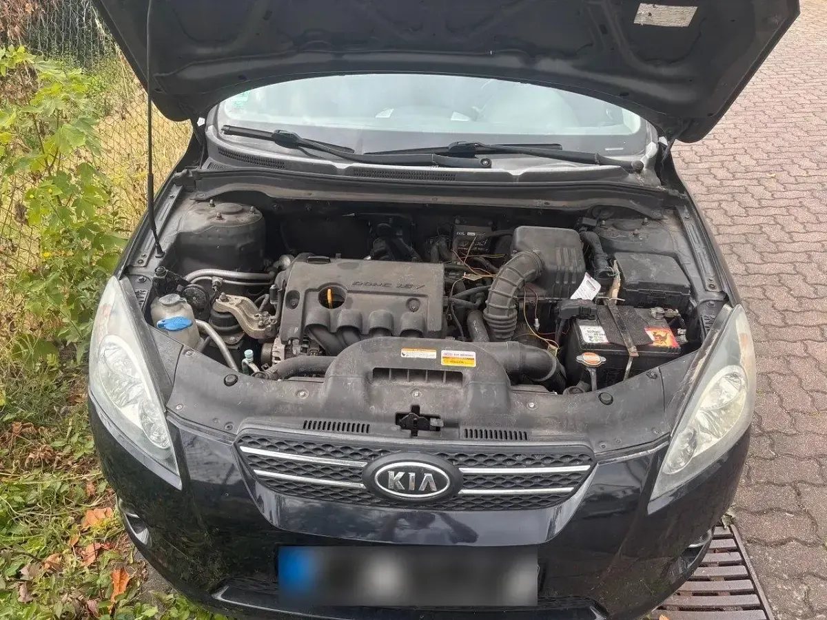 Gebraucht Kia ProCeed 90 PS (66 kW) 2010 Schwarz Kleinwagen