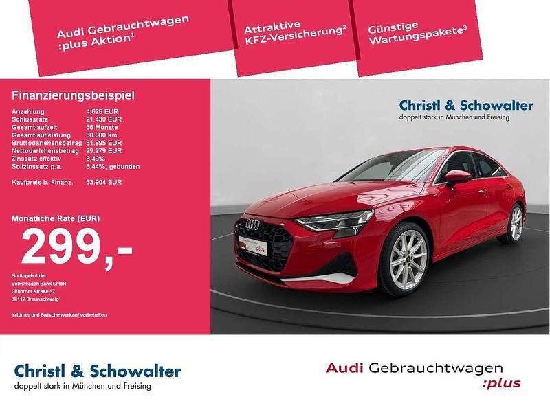 Second-hand Audi A3 Advanced 150 CP (110 kW) 2025 Roșu Berlinǎ