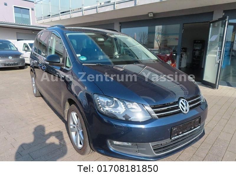 Gebraucht VW Sharan Match 170 PS (125 kW) 2012 Blau Van / Kleinbus
