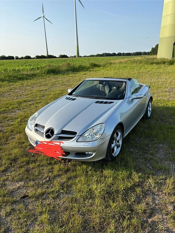 Silber Gebraucht 2007 Mercedes SLK200 Cabrio | 7.500 € (Fairer Preis) - Bild 1/4