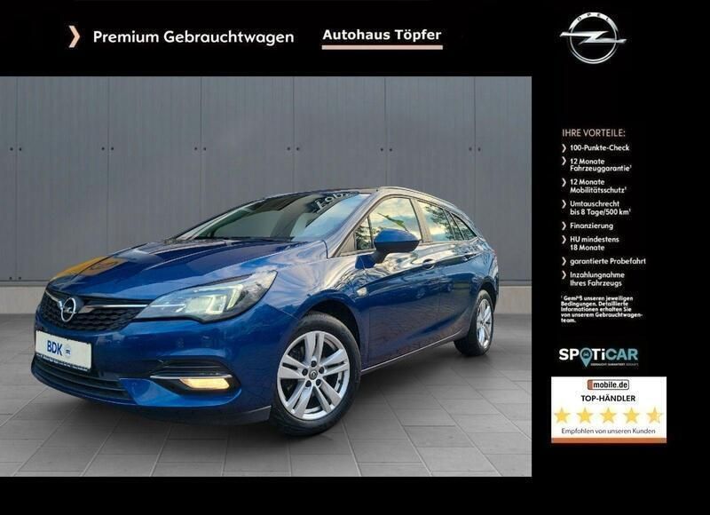 Blau Gebraucht 2020 Opel Astra Business Edition Kombi | 12.950 € (Fairer Preis) - Bild 1/4