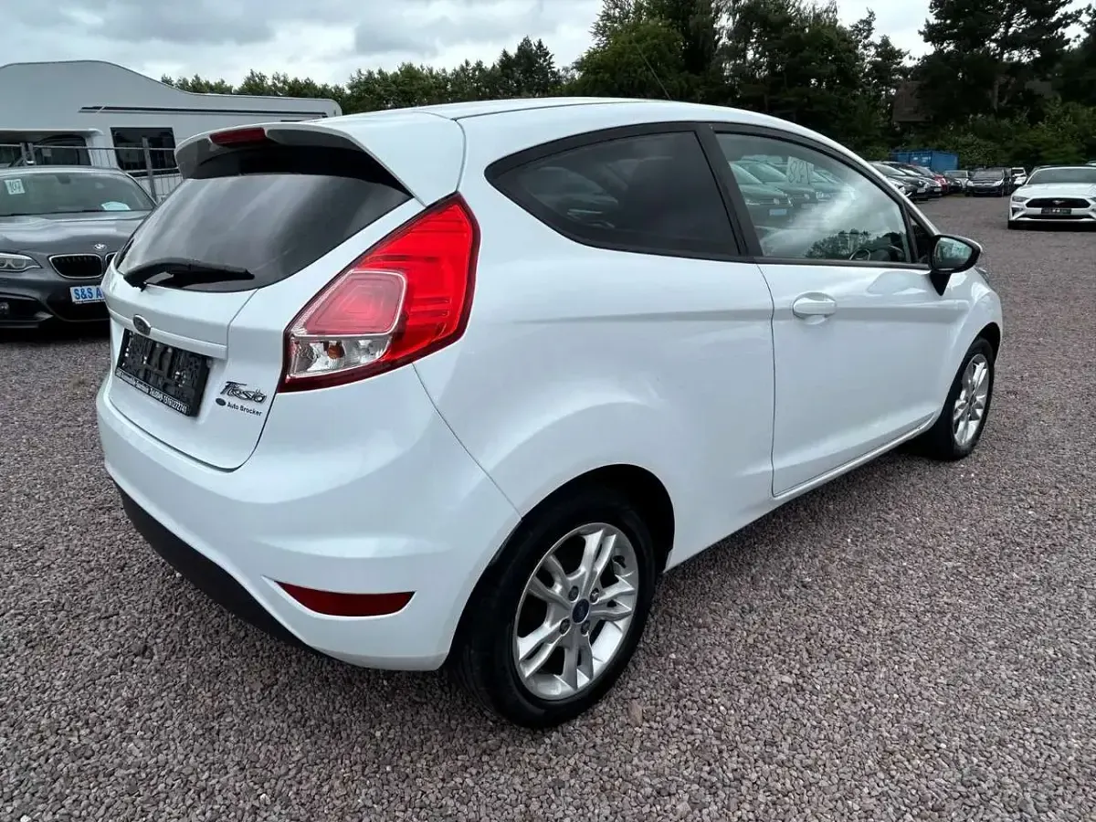 Gebraucht Ford Fiesta Trend 82 PS (60 kW) 2015 Weiß Kleinwagen