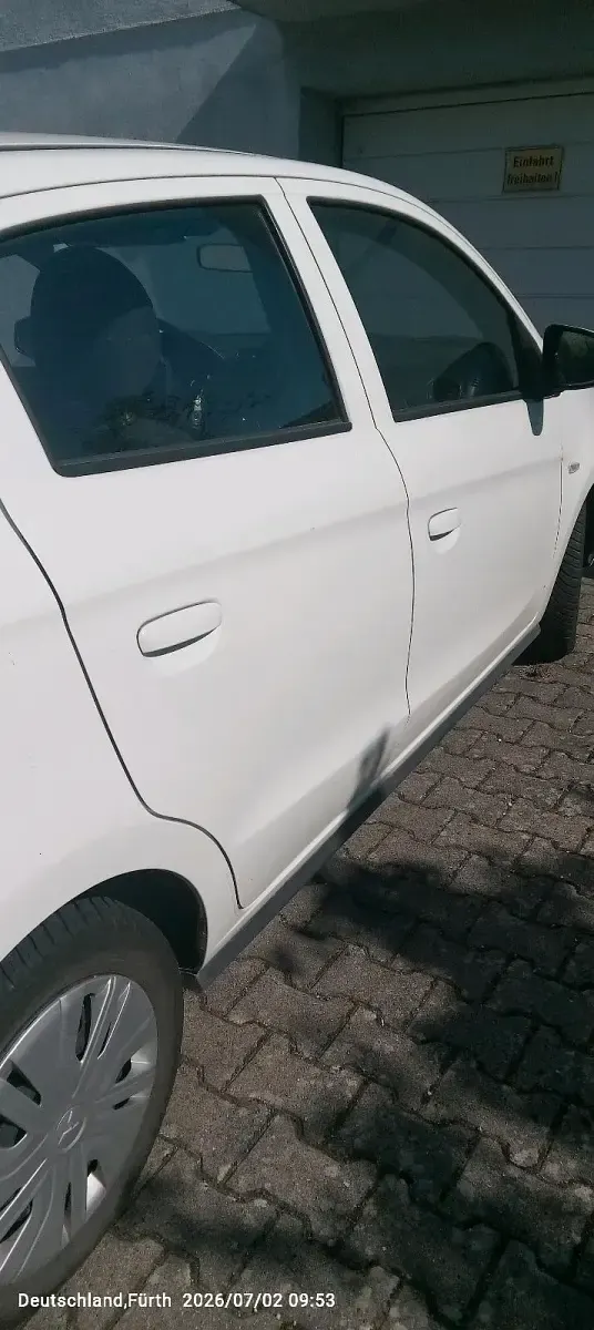Gebraucht Mitsubishi Space Star 71 PS (52 kW) 2017 Weiß Kleinwagen