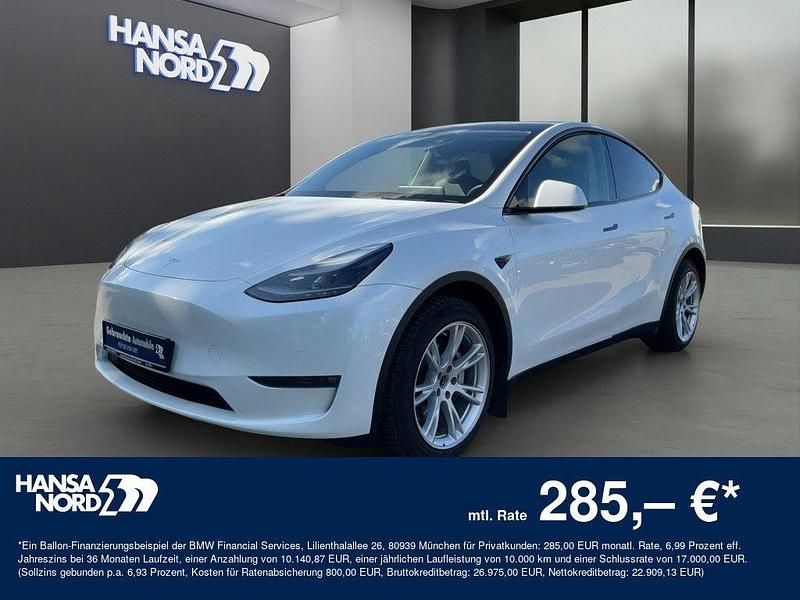Weiss / pearl white Gebraucht 2022 Tesla Model Y Long Range SUV | 32.250 € (Guter Preis) - Bild 1/4