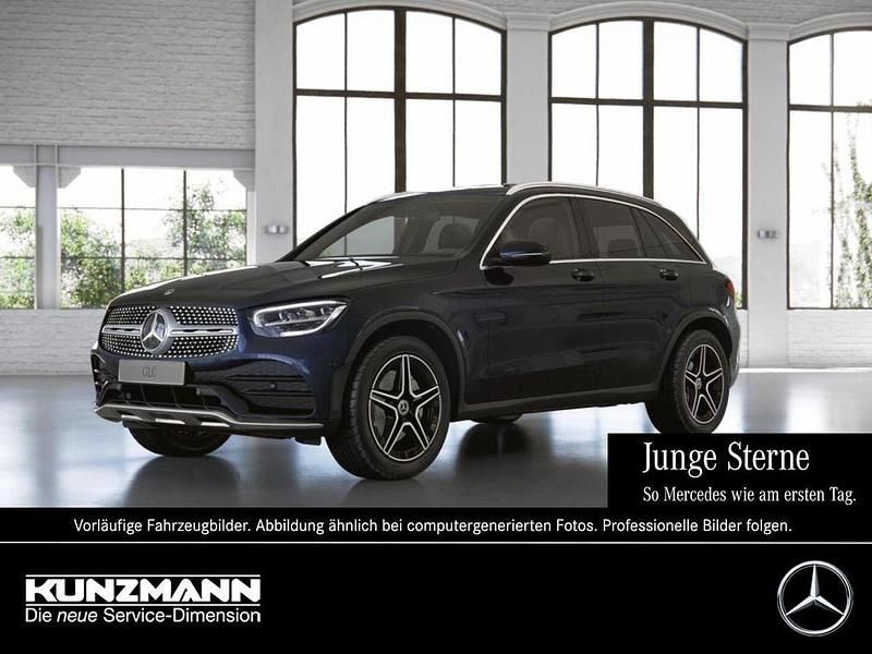 Cavansitblau metallic Gebraucht 2022 Mercedes GLC200 AMG SUV | 43.488 € (Guter Preis) - Bild 1/4