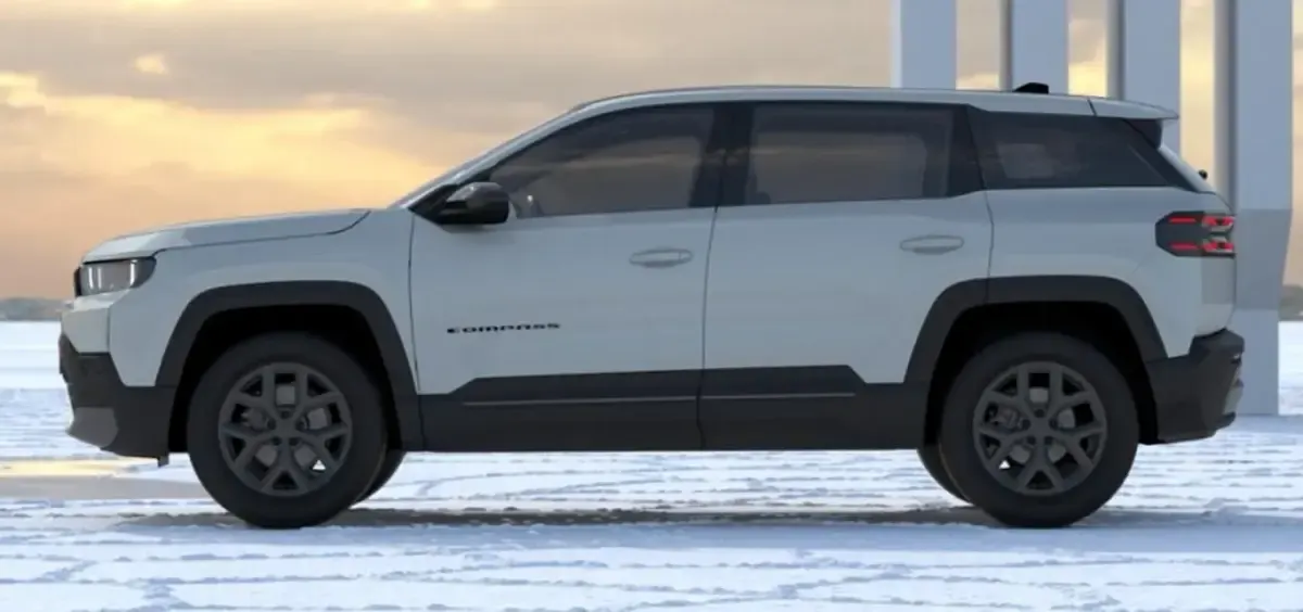 Neu Jeep Compass 145 PS (106 kW) 2026 Antarctica weiß metallic SUV