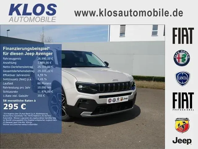 Gebraucht Jeep Avenger Summit 110 PS (80 kW) 2026 SUV