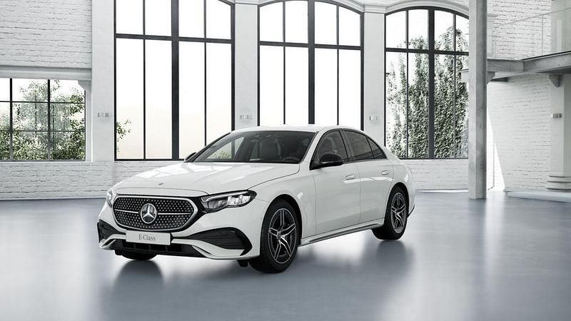 Gebraucht Mercedes E220 AMG 197 PS (144 kW) 2025 Unilack polarweiß uni Limousine