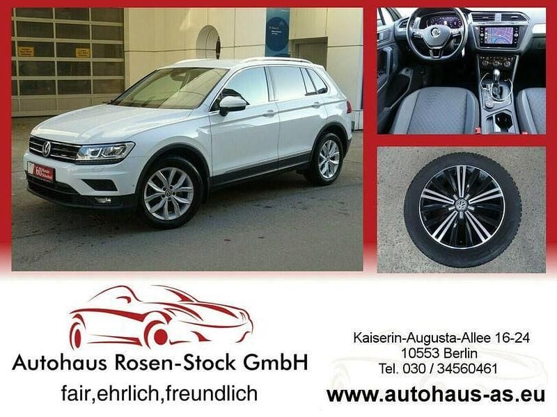 Weiss (metallic) Gebraucht 2020 VW Tiguan SUV | 25.900 € (Guter Preis) - Bild 1/4
