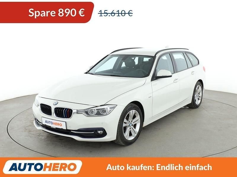 Weiß Gebraucht 2015 BMW 316 Sport Line Kombi | 14.720 € (Teuer) - Bild 1/3