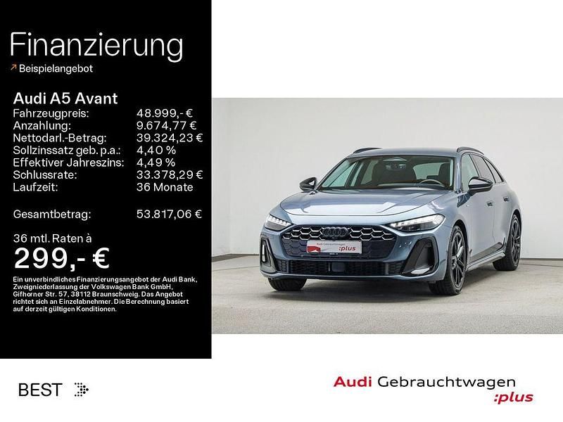 Horizontblau metallic Gebraucht 2025 Audi A5 S-Line Kombi | 48.999 € (Fairer Preis) - Bild 1/4
