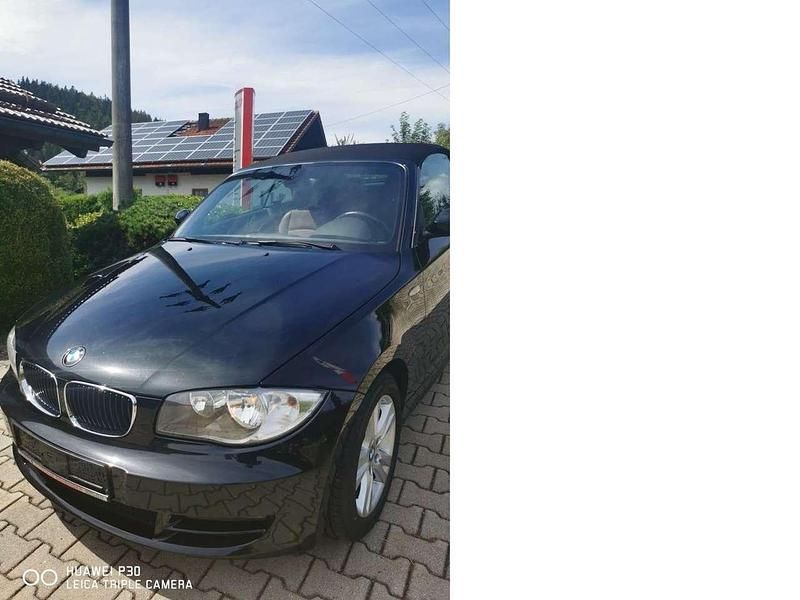 Gebraucht BMW 118 Cabriolet Efficient Dynamics 143 PS (105 kW) 2008 Schwarz (metallic) Cabrio