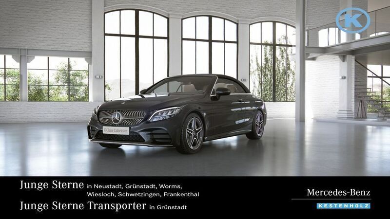 Graphitgrau Gebraucht 2021 Mercedes C300 AMG Cabrio | 43.290 € (Etwas zu teuer) - Bild 1/4