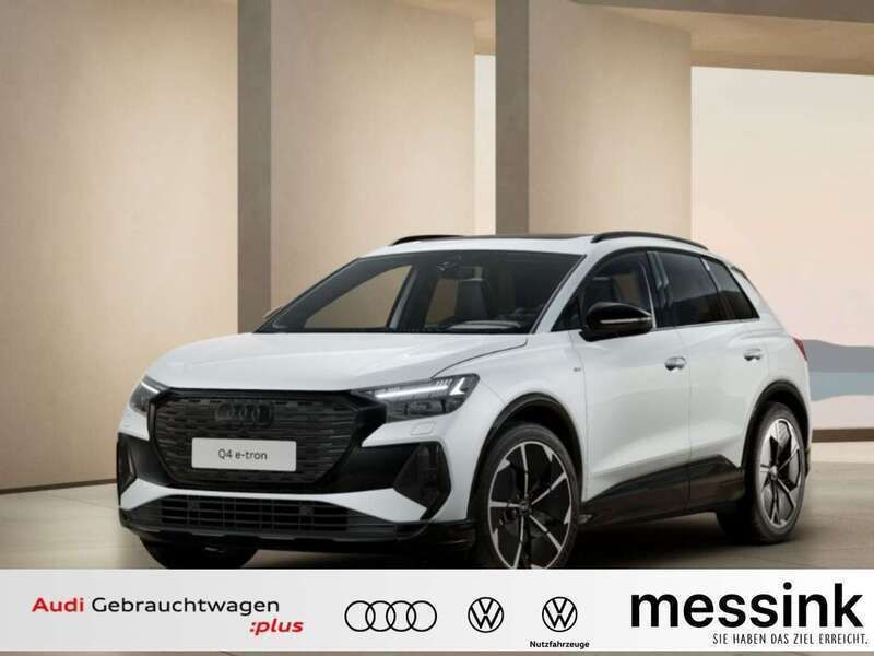 Gletscherweiß metallic Neu 2025 Audi Q4 e-tron S-Line SUV | 64.590 € (Teuer) - Bild 1/4