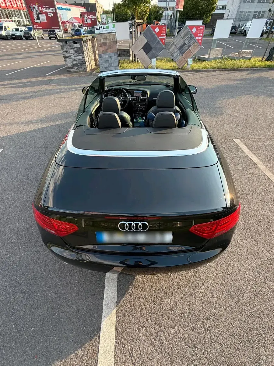Gebraucht Audi A5 Cabriolet 204 PS (150 kW) 2012 Schwarz Cabrio