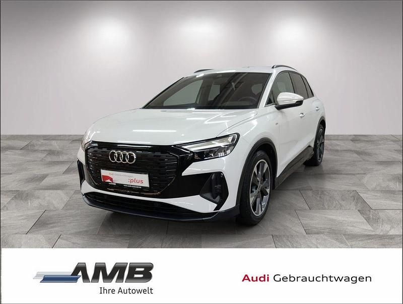 Gebraucht Audi Q4 e-tron Basis 150 kW (204 PS) 2021 Gletscherweiß metallic SUV