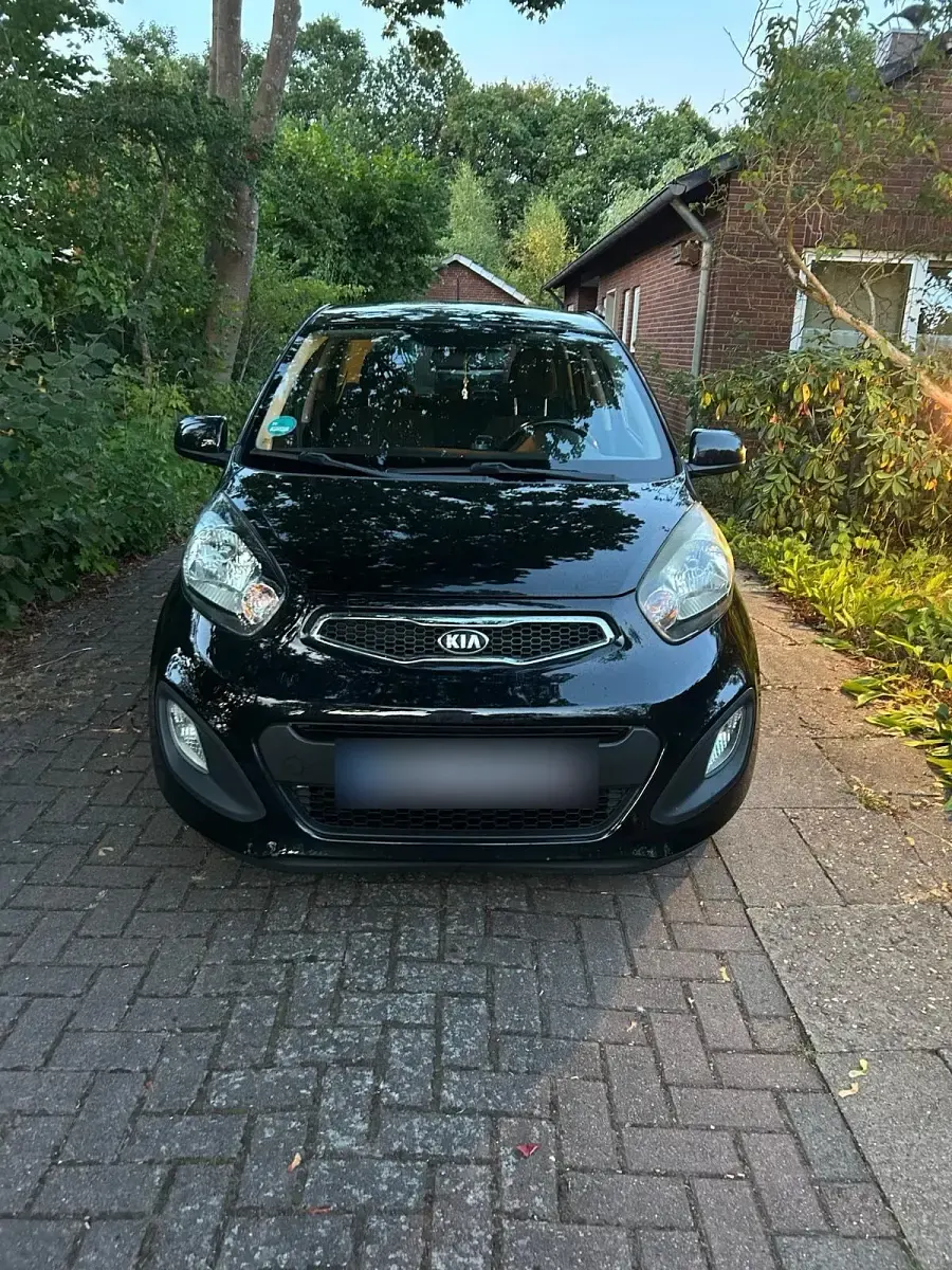 Gebraucht Kia Picanto 69 PS (50 kW) 2013 Schwarz Kleinwagen