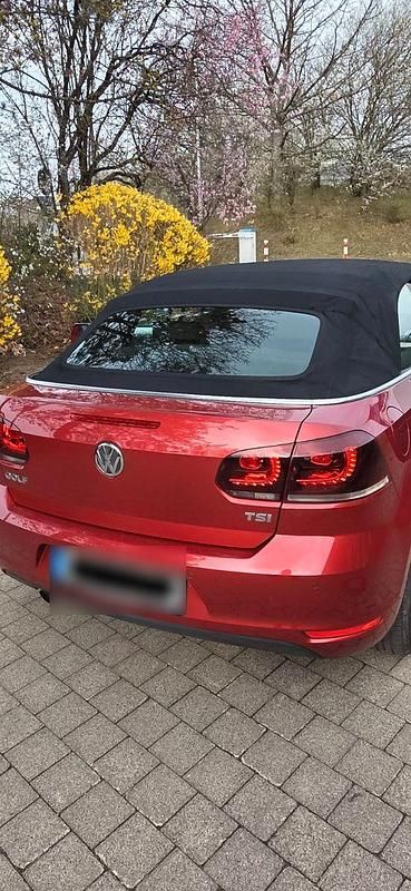 Gebraucht VW Golf Cabriolet 105 PS (77 kW) 2012 Rot Cabrio