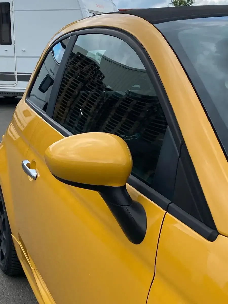 Usata Fiat 500 69 CV (50 kW) 2015 Giallo Cabrio
