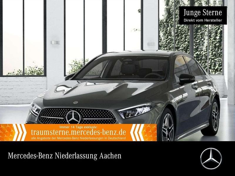 Grau Gebraucht 2024 Mercedes A200 Advanced Plus Limousine | 34.890 € (Teuer) - Bild 1/3