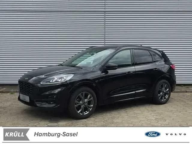 Gebraucht Ford Kuga ST-Line X 150 PS (110 kW) 2023 Schwarz (obsidianschwarz metallic) SUV