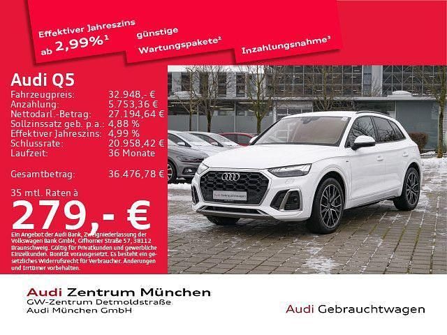 Gebraucht Audi Q5 S-Line 367 PS (269 kW) 2021 Weiß SUV