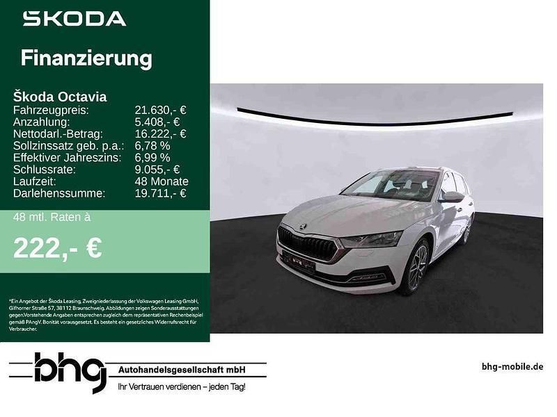 Weiß Gebraucht 2021 Skoda Octavia First Edition Kombi | 21.630 € (Fairer Preis) - Bild 1/3