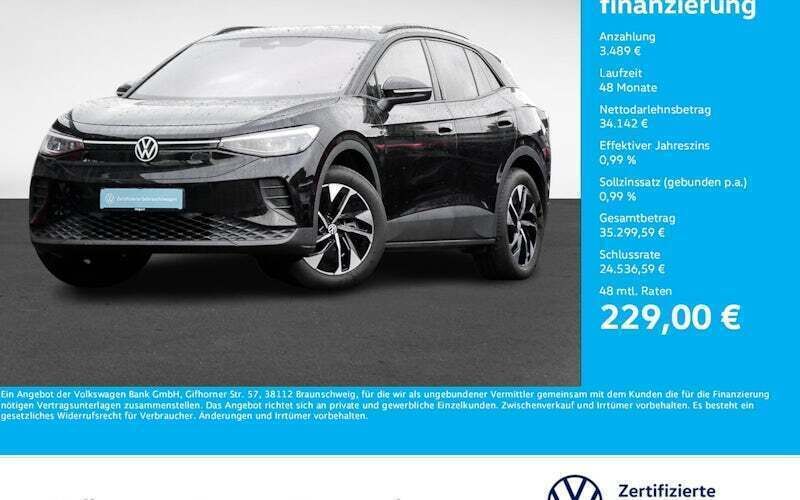 Schwarz Gebraucht 2024 VW ID.4 Pro SUV | 37.631 € - Bild 1/4
