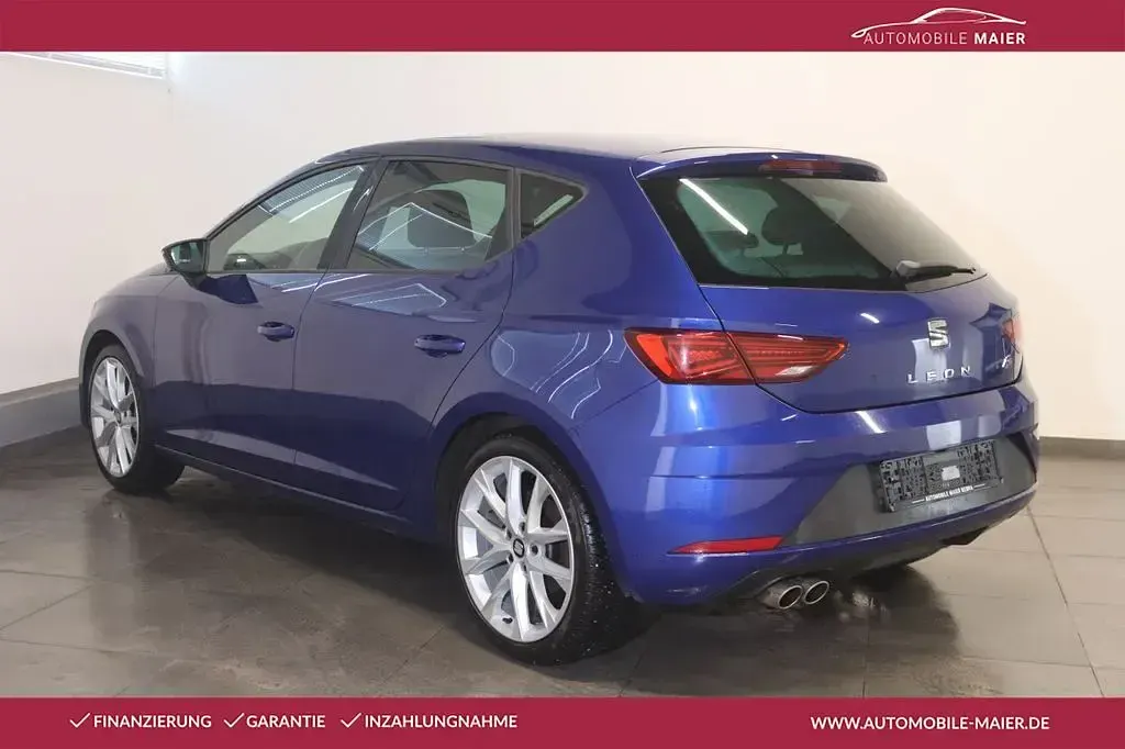 Gebraucht Seat Leon FR-Line 125 PS (91 kW) 2017 Mystery blau Limousine