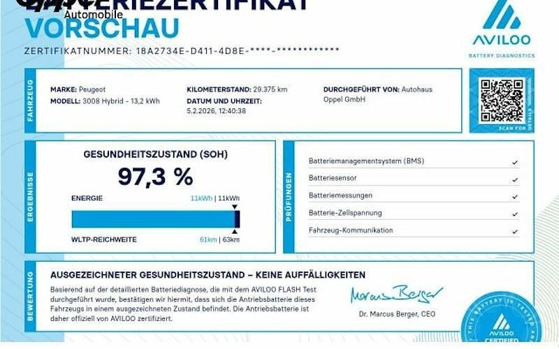 Gebraucht Peugeot 3008 Allure 225 PS (165 kW) 2022 Blau SUV