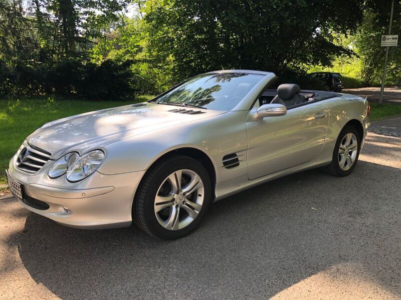 Silber Gebraucht 2004 Mercedes SL350 Cabrio | 17.500 € (Guter Preis) - Bild 1/4