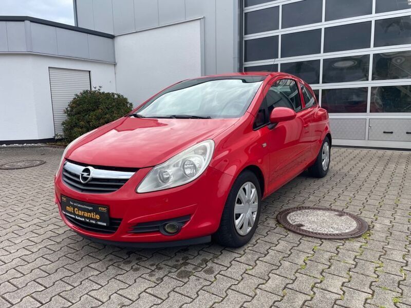 Rot Gebraucht 2007 Opel Corsa Catch Me Limousine | 3.990 € (Fairer Preis) - Bild 1/4