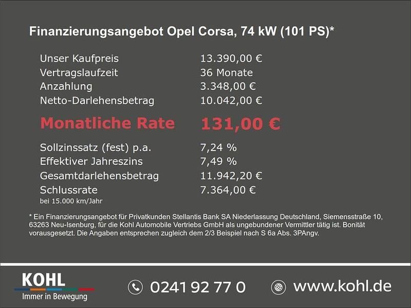 Gebraucht Opel Corsa Edition 101 PS (74 kW) 2022 Rot Kleinwagen