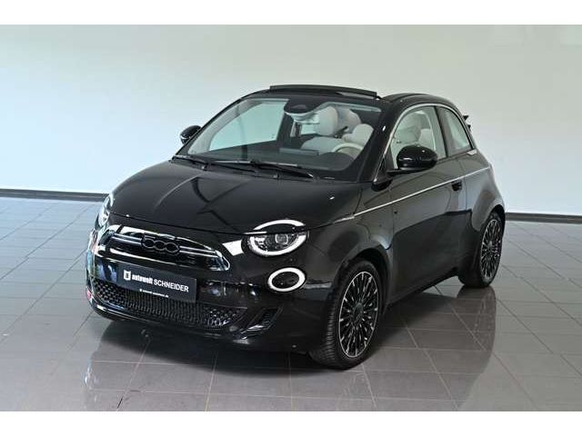Onyx schwarz Gebraucht 2022 Fiat 500e La Prima Cabrio | 23.750 € (Etwas zu teuer) - Bild 1/4