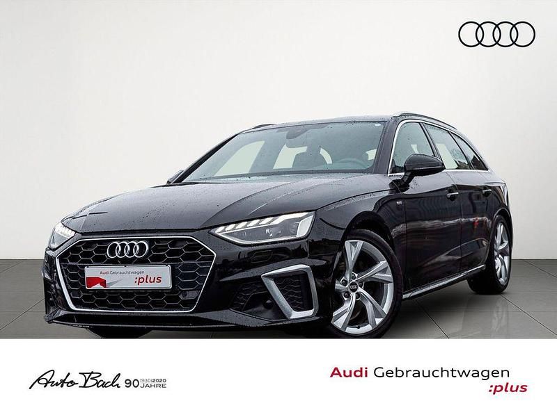 Mythosschwarz metallic Gebraucht 2021 Audi A4 Ambiente Kombi | 29.970 € - Bild 1/4
