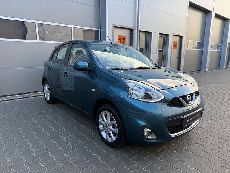 Grün Gebraucht 2013 Nissan Micra Acenta Kleinwagen | 6.795 € - Bild 1/4
