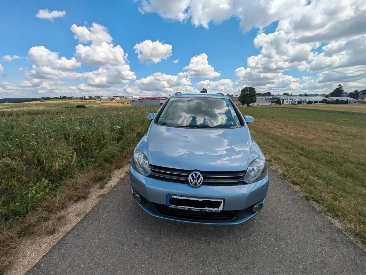 Gebraucht VW Golf Plus Cross Team 105 PS (77 kW) 2010 Blau Van / Kleinbus