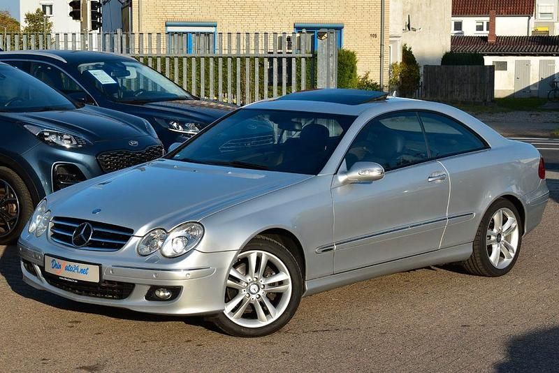 Silber Gebraucht 2008 Mercedes CLK200 Coupé | 7.990 € (Fairer Preis) - Bild 1/4