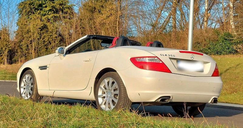 Gebraucht Mercedes SLK350 306 PS (225 kW) 2011 Weiß Cabrio
