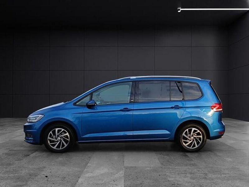 Gebraucht VW Touran Sound 150 PS (110 kW) 2017 Caribbean blue metallic Van / Kleinbus