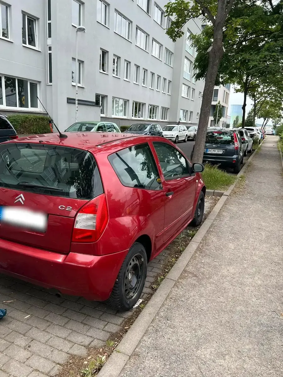 Gebraucht Citroën C2 74 PS (54 kW) 2008 Rot Kleinwagen