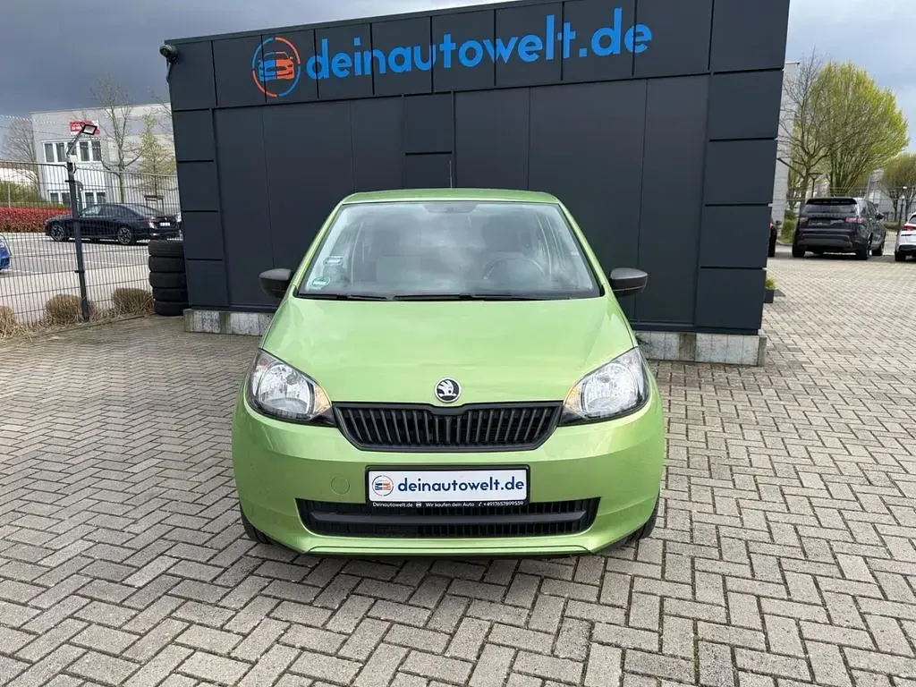 Gebraucht Skoda Citigo Active 75 PS (55 kW) 2014 Grün Kleinwagen