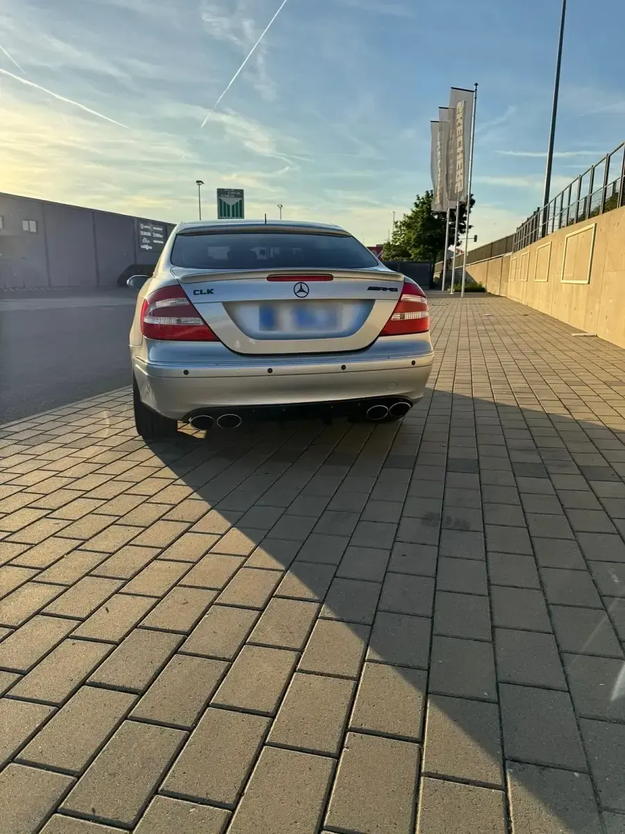 Gebraucht Mercedes CLK320 AMG 2007 Silber Coupé