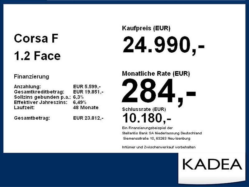 Neu Opel Corsa 101 PS (74 kW) 2025 Grau/typ aussenverkleidung met Kleinwagen