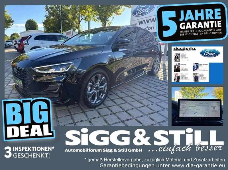 Obsidianschwarz metallic Gebraucht 2024 Ford Focus ST-Line X Limousine | 24.950 € (Guter Preis) - Bild 1/4
