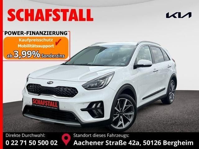Weiss ((swp) snow white pearl) Gebraucht 2021 Kia Niro Spirit SUV | 19.979 € (Guter Preis) - Bild 1/3