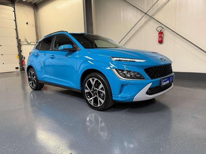 Blau Gebraucht 2021 Hyundai Kona Intro Edition SUV | 15.890 € (Superpreis) - Bild 1/4
